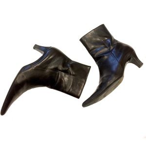 Fratelli Rossetti Black Leather Ankle Boots